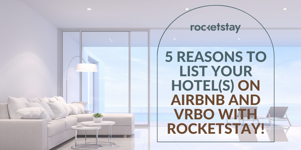 Listing hotel on Airbnb and VRBO