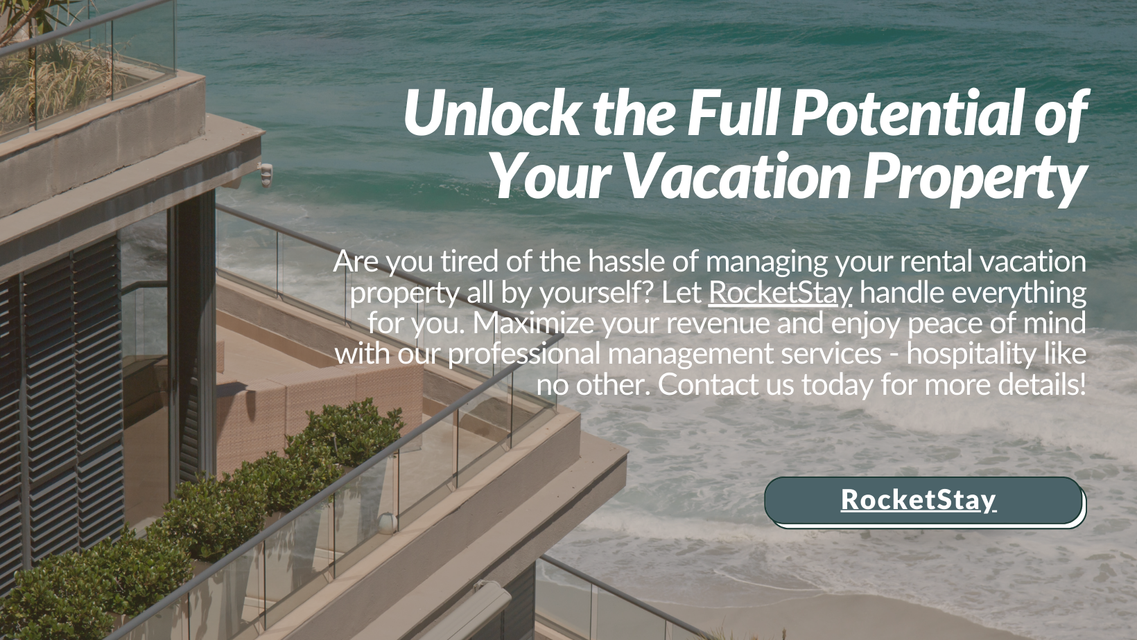 Maximize vacation property revenue with RocketStay